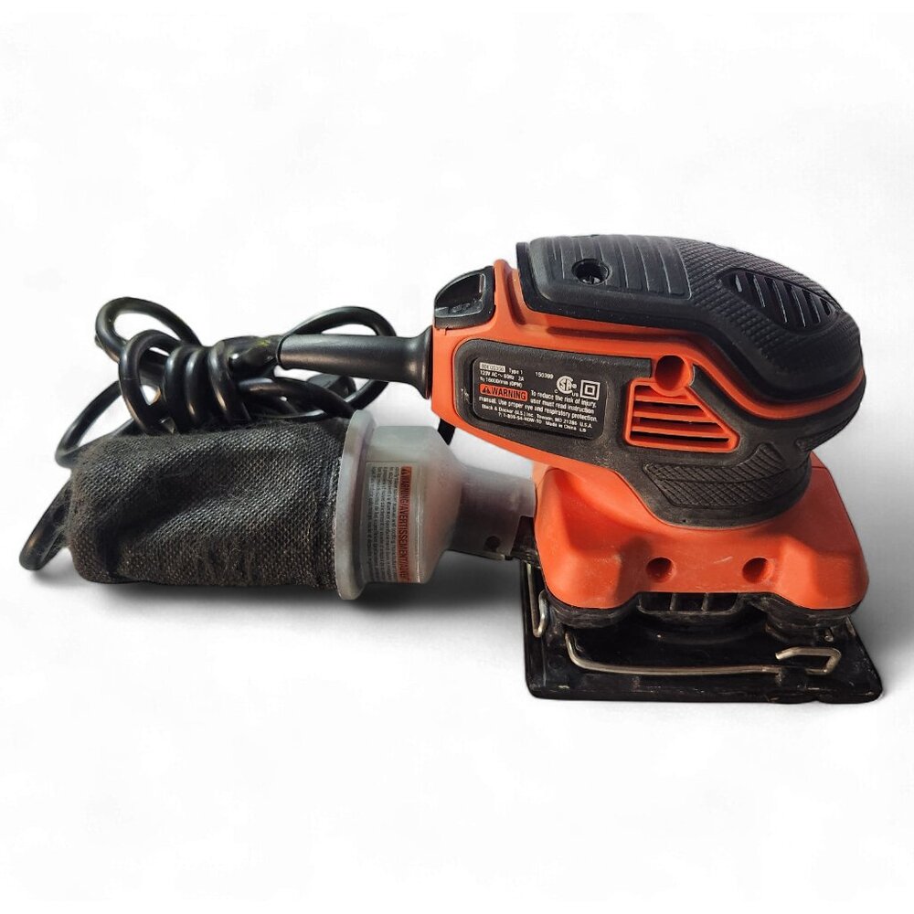 Black + Decker 1/4 Sheet Orbital Sander with Paddle Switch Actuation #BDEQS300